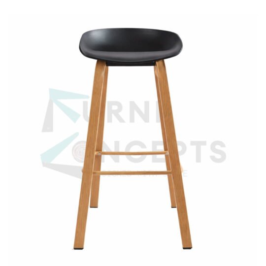 Furniconcepts CC08 Black Visitor Chair | Office Seating, Guest Furniture | Cantilever Frame, Sleek Black Upholstery, Padded Seat and Back