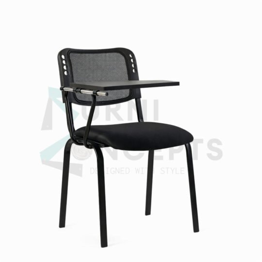 Furniconcepts Visitor Mesh VC HWP Chair | Office Seating, Guest Chair | Breathable Mesh Back, Comfortable Seating, Durable Construction.