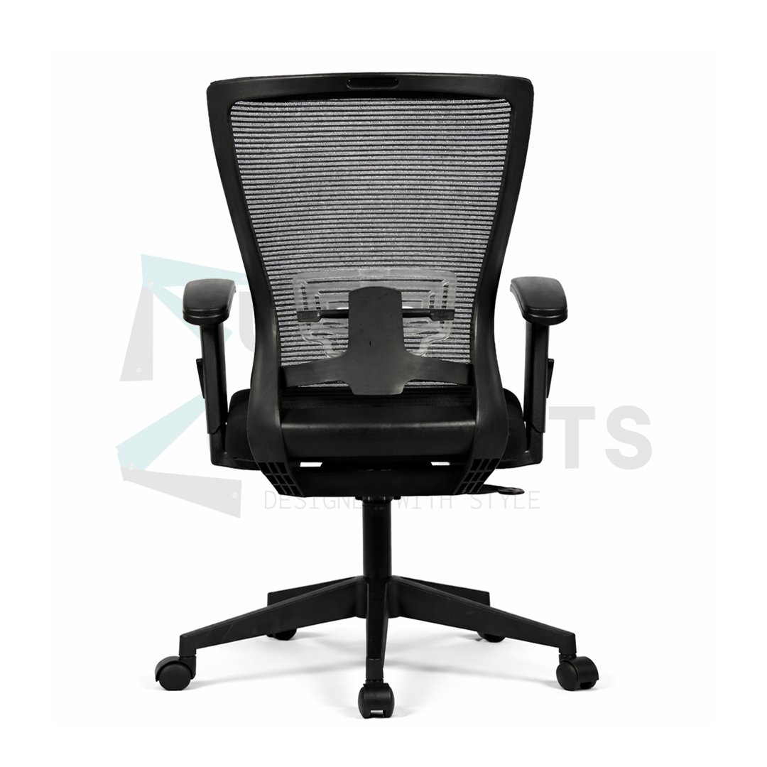 Furniconcepts Majesty MB Medium Back Chair | Executive Office Seating, Mid-Range Comfort | Plush Upholstery, Ergonomic Shape, Durable Base. - Image 5