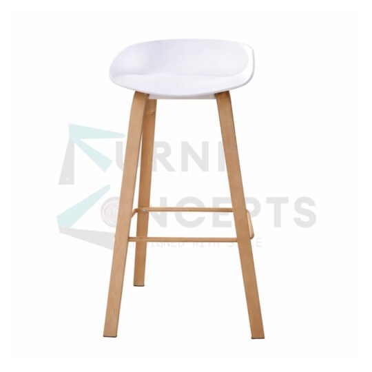 Furniconcepts CC08 White Visitor Chair | Office Seating, Guest Furniture | Cantilever Frame, Sleek White Upholstery, Padded Seat and Back