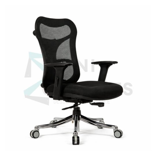 Furniconcepts Optimus Eco MB Medium Back Chair | Eco-Friendly Office Seating, Task Furniture | Medium Back, Recycled Material Option, Ergonomic Adjustments