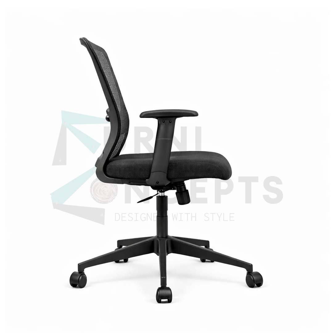 Furniconcepts Butterfly MB Medium Back Chair | Statement Seating, Dining Furniture | Distinctive Butterfly Motif, Ergonomic Support, Durable Metal Legs - Image 4