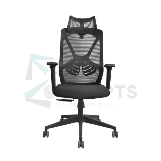 Furniconcepts Yaris HB High Back Chair | Premium Executive Seating, Modern Office | High Back Mesh, Advanced Lumbar Support, Headrest, Adjustable Arms