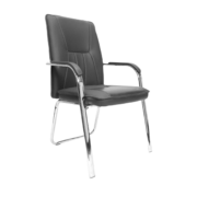 Furniconcepts EV 05 Visitor Chair | Office Seating, Guest Furniture | Sleek Design, Fixed Base, Comfortable Upholstery, Sturdy Frame | Reception Area Chair, Modern Guest Seating, Meeting Room Furniture